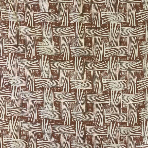 Miriam Fabric - Burnt Madder