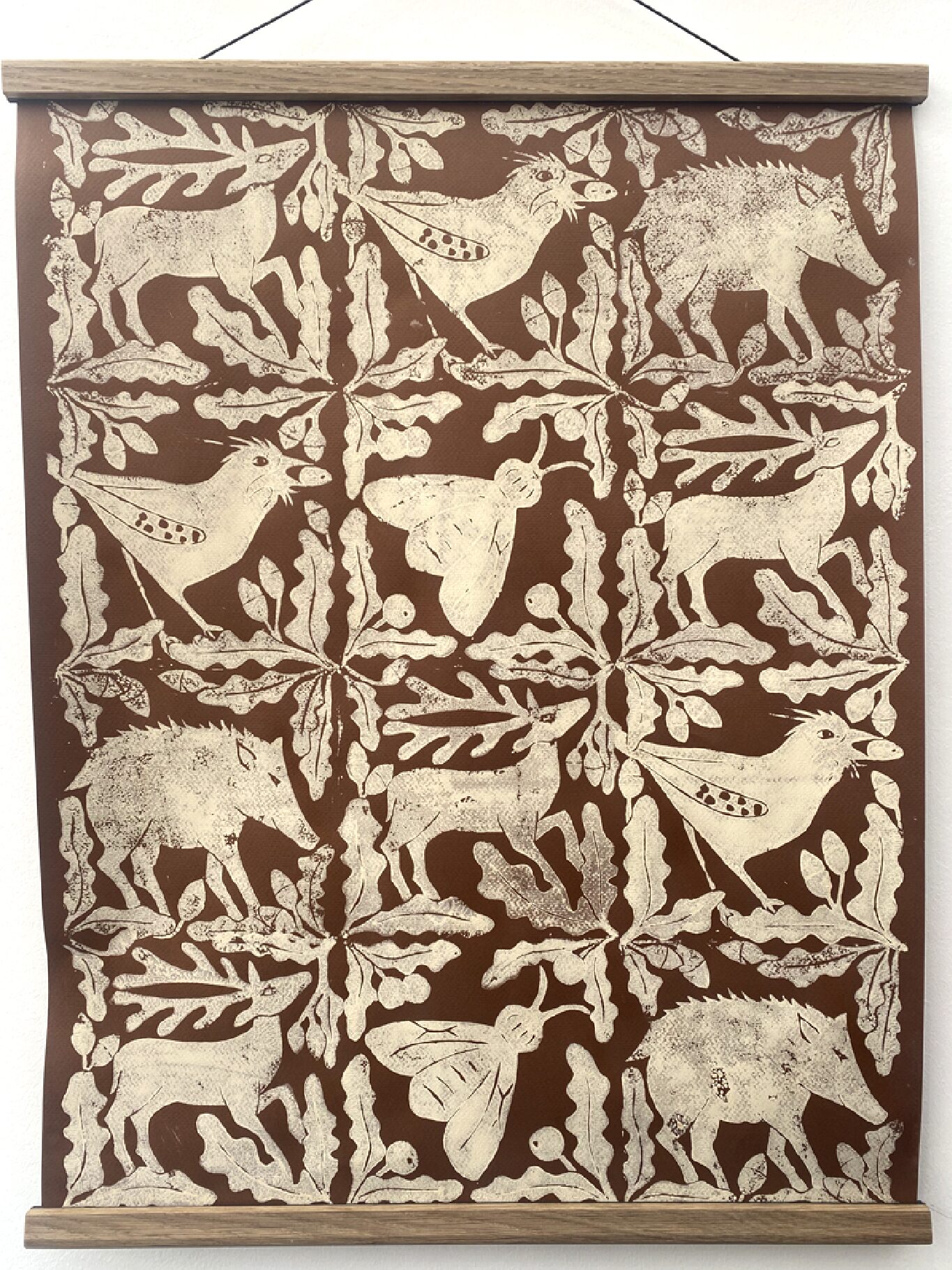 'Beasts' Paper Hanging
